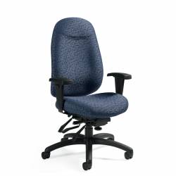Granada deluxe - heavy duty seating - heavy duty office chair - lumbar support for office chair - ergonomic office chair - High Back Multi-Tilter