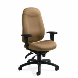 Granada deluxe - heavy duty seating - heavy duty office chair - lumbar support for office chair - ergonomic office chair - High Back Heavy Duty Multi-Tilter