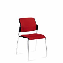 Sonic - classroom chairs - classroom seating - Armless Stacking Chair, Upholstered Seat & Back