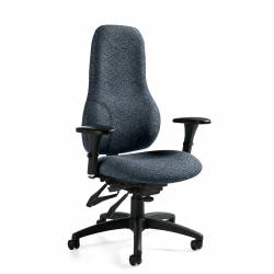 Tritek ergo select - Conference room chairs - management seating - ergonomic office chair - Extended High Back Multi-Tilter, Generous Seat