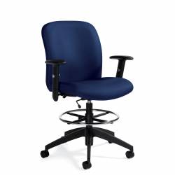 Triumph - Ergonomic Task Chair - Task Chair - Office Task Chair - Lumbar support for task chair - Medium Back Heavy Duty Drafting Stool
