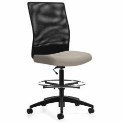 Weev - Task Chair with Mesh Back - task chair - mesh back office chair - lumbar support for office chair - Medium Back Drafting Stool, Armless