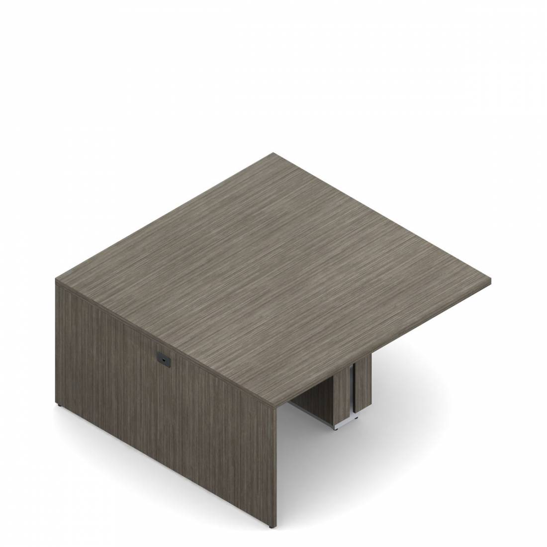 Table multimédia avec îlot rectangulaire, 30 po H x 72 po L x 60 po P
