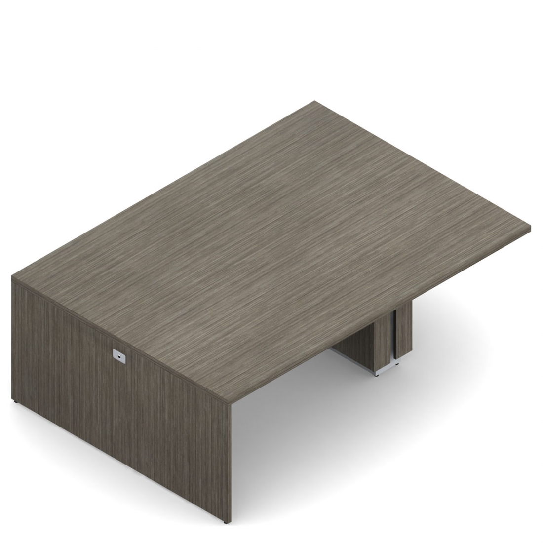 Table multimédia avec îlot rectangulaire, 30 po H x 84 po L x 60 po P