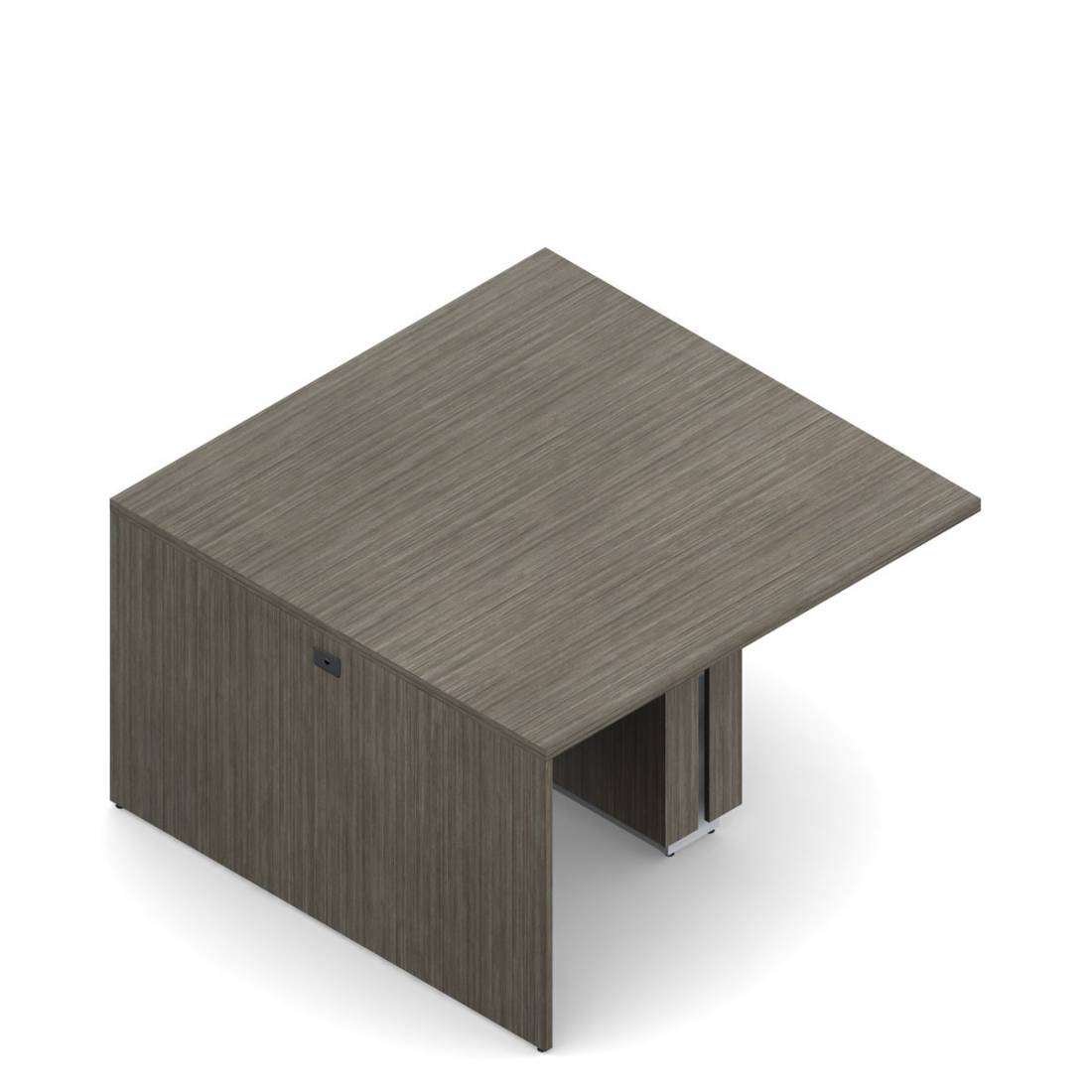 Table multimédia avec îlot rectangulaire, 36,5 po H x 60 po L x 60 po P