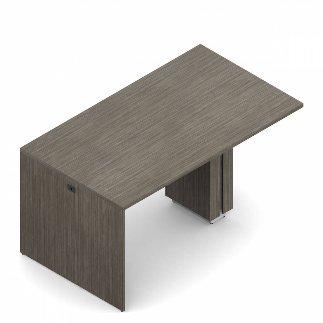 Table multimédia avec îlot rectangulaire, 42,5 po H x 96 po L x 48 po P