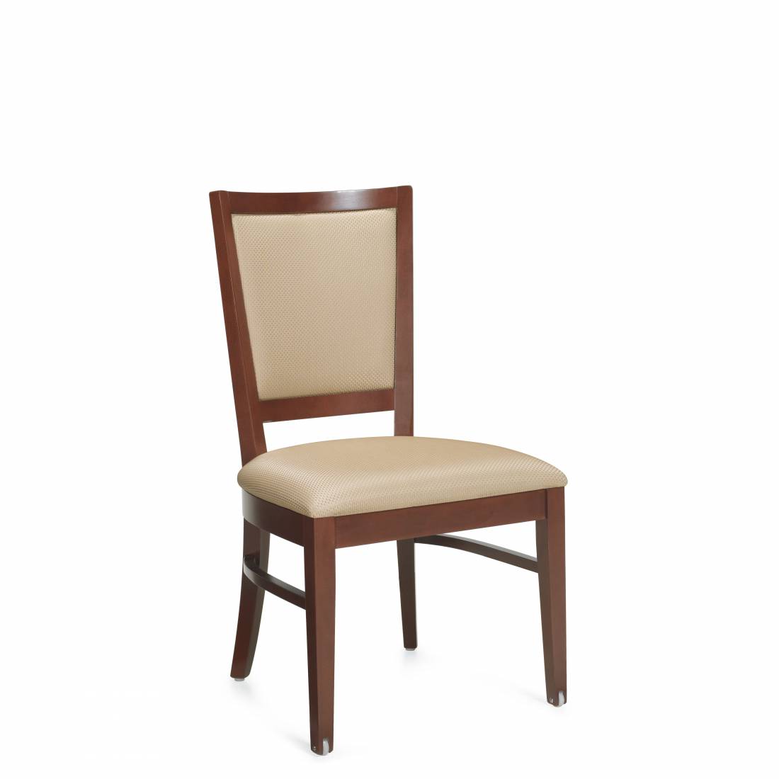 Wood Side Chair, Front Casters
