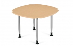 Table de salle à manger carrée de 42 po, dessus en mélamine thermosoudée Model Thumbnail