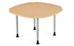 Table de salle à manger carrée de 48 po, dessus en mélamine thermosoudée Model Thumbnail
