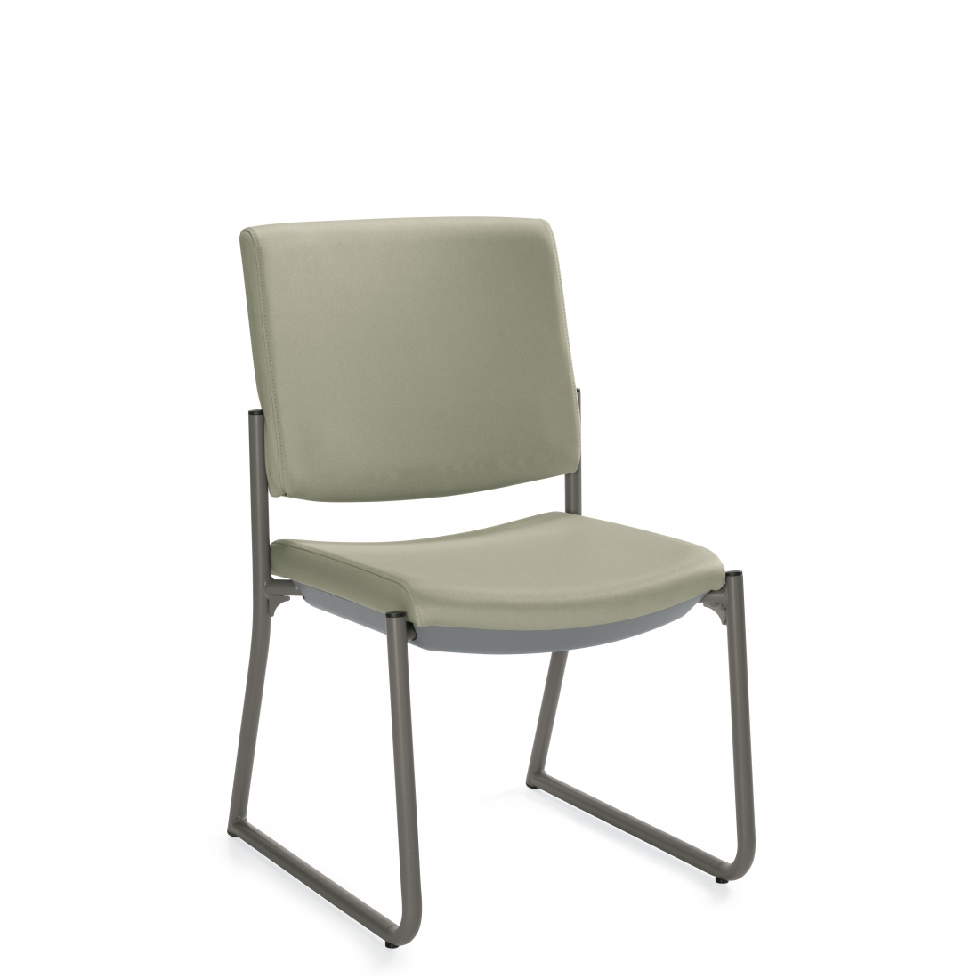 Side Chair, Rectangular Back, Sled Base