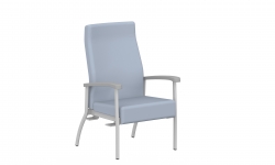 Fauteuil simple à dossier haut, brides de jumelage à droite et à gauche Fauteuil simple à dossier haut, brides de jumelage à droite et à gauche Model Thumbnail