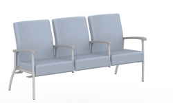 Low Back Three Seater, Centre Arms, Right & Left Links Model Thumbnail