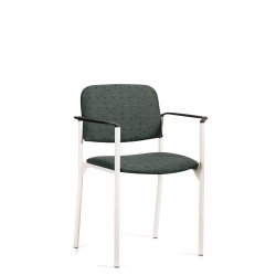 Square Mid Back Stacking Armchair Model Thumbnail