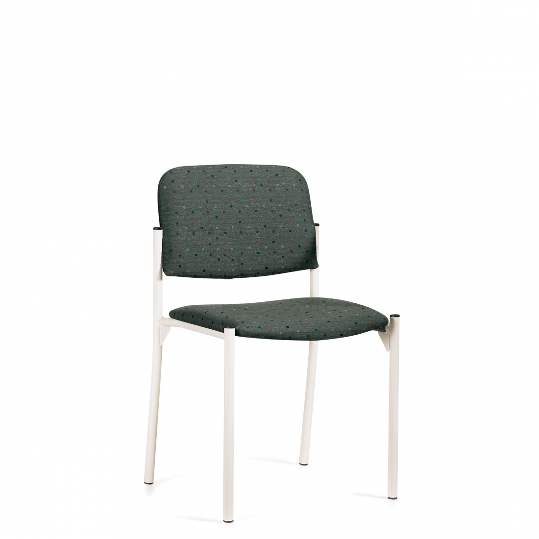 Square Mid Back Stacking Chair, Armless