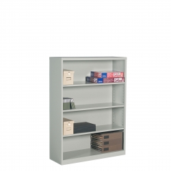 4 Shelf Metal Bookcase Model Thumbnail