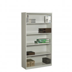 5 Shelf Metal Bookcase Model Thumbnail
