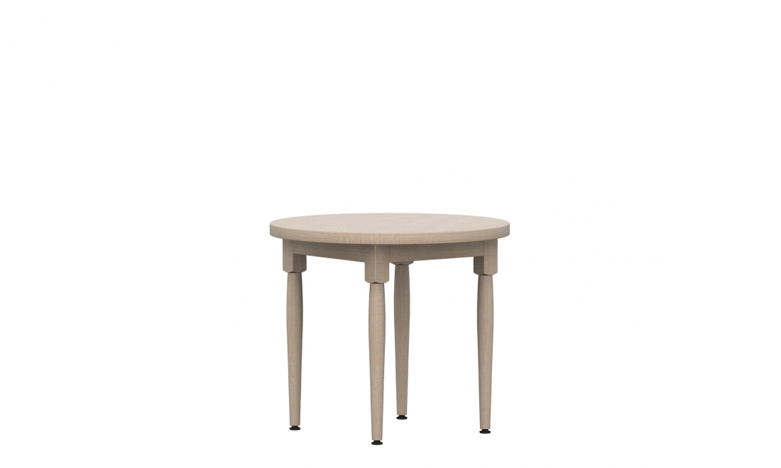 Round Post End Table, 24