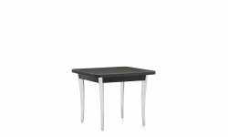End Table, Polished Aluminum Legs, Thermally Fused Laminate Top Model Thumbnail