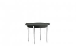 End Table, Polished Aluminum Legs, High Pressure Laminate Top Model Thumbnail