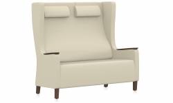 Two Seater Wingback Armchair, Headrest Model Thumbnail