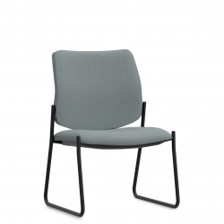 High Back Concealed Attachment Mid Size Side Chair, Sled Base Model Thumbnail