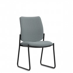 High Single Piece Back Side Chair, Sled Base Model Thumbnail